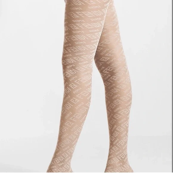 Skims x Fendi bralette and tights set